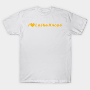 I Heart Leslie Knope T-Shirt